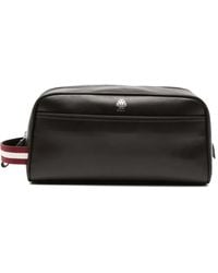 Bally - Leren Clutch Met Logo - Lyst