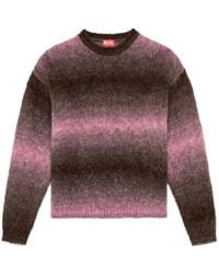 DIESEL - K-Rasta Gradient-Knit Sweater - Lyst