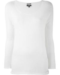 Woolrich Top crop - Blanc