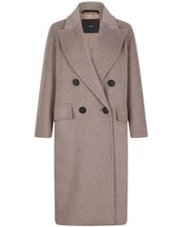 Max Mara - ベルテッド カシミアコート - Lyst