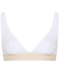 Palm Angels - Logo-Tape Triangle Bra - Lyst