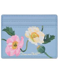Oscar de la Renta - Poppy-Printed Card Holder - Lyst