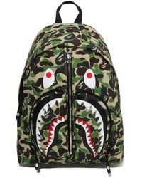 A Bathing Ape - Abc Camo Shark Daypack M - Lyst
