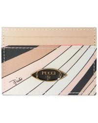 PUCCI - Iride-Print Card Holder - Lyst