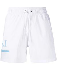 Amiri - Logo-print Track Shorts - Lyst