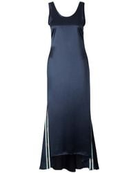 Off-White c/o Virgil Abloh - Satin Backless Midi Dress - Lyst