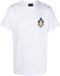 Billionaire - Crest-Logo Crew-Neck T-Shirt - Lyst