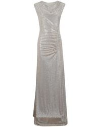Roland Mouret - Crystal-Embellished Ruched Maxi Dress - Lyst