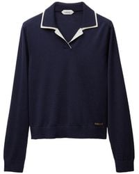 Versace - Wool Knit Polo Jumper - Lyst