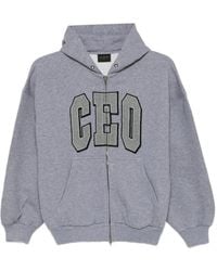 Balenciaga - Ceo Zip-Up Hoodie - Lyst