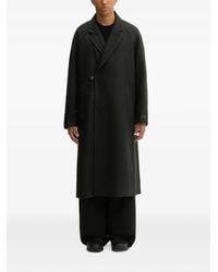 KENZO - Manteau À Simple Boutonnage - Lyst