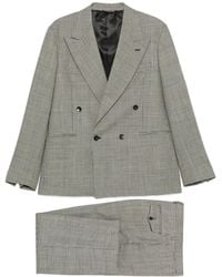 época - Prince Of Wales Check Double-Breasted Suit - Lyst