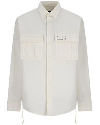 DSquared² - Ripstop Drawstring-Hem Shirt - Lyst
