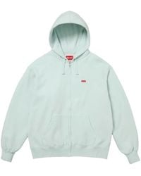 Supreme - Logo-Patch Zip-Up Hoodie - Lyst