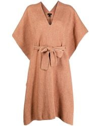 Voz - Caftán Solid Con Cintura Lazada - Lyst