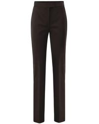 Sportmax - Slim-Fit Tailored Trousers - Lyst