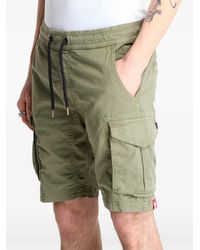 Alpha Industries - Cotton-Twill Cargo Shorts - Lyst