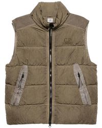 C.P. Company - Eco-Chrome R Padded Panelled Gilet - Lyst