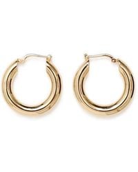 Jil Sander - Engraved-Logo Earrings - Lyst
