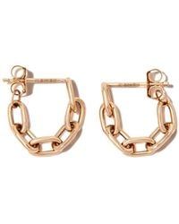 Zoe Chicco - 14kt Yellow Gold Chain-link huggie Earring - Lyst