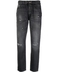 Washington DEE-CEE U.S.A. - Ripped Slim-Cut Jeans - Lyst