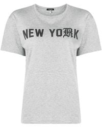 R13 - Camiseta New York estampada - Lyst