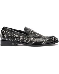 Roberto Cavalli - Embellished Slip-On Loafers - Lyst