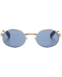 Cartier - Première De Cartier Oval-frame Sunglasses - Lyst