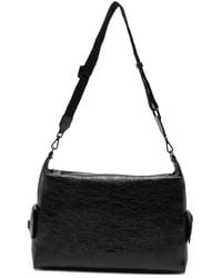ERMANNO FIRENZE - Crinkled-Leather Crossbody Bag - Lyst