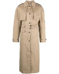 Nanushka - Elinor Single-Breasted Trench Coat - Lyst