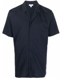 Sunspel - Button-up Polo Shirt - Lyst