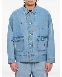 Levi's - Embroidered Patch Denim Jacket - Lyst