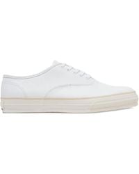 Comme des Garçons - Leather Vulcanized Lace-Up Sneakers - Lyst