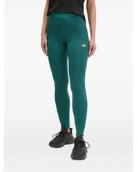 The North Face - Logo-Print Panelled Leggings - Lyst