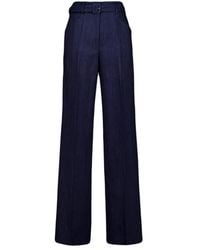 Gabriela Hearst - Belted Norman Trousers - Lyst