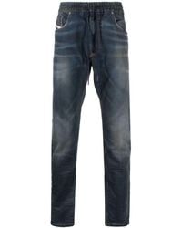 DIESEL - D-Krooley Skinny-Jeans mit Kordelzug - Lyst