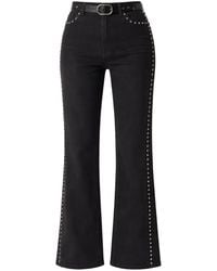 Reformation - Vaqueros Cary Con Aplique - Lyst