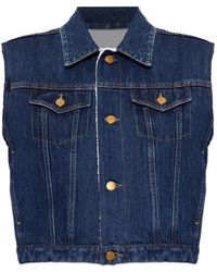 Jil Sander - Denim Vest - Lyst