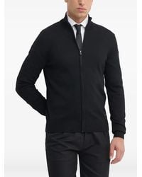Joop! - Davis Zip-Fastening High-Neck Cardigan - Lyst