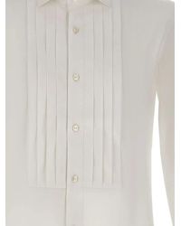 BOSS - Slim-Fit Cotton-Blend Evening Shirt - Lyst