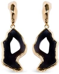 Erdem - Stone-Pendant Drop Earrings - Lyst