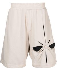 Kusikohc - Origami Cotton Track Shorts - Lyst