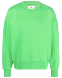 Ami Paris - Ami De Coeur Embroidered Sweatshirt - Lyst