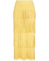 Simon Miller - Za Za Knit Fringe Maxi Skirt - Lyst