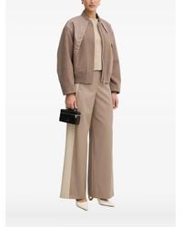 BOSS - Wool-Paneled Bomber Jacket - Lyst