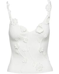 Cult Gaia - Emiliana Floral-Appliqué Top - Lyst