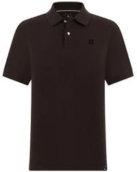BOGGI - Button Flocked Polo Shirt - Lyst