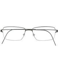 Lindberg - Square Frame Glasses - Lyst