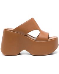 Vic Matié - 100Mm Cut-Out Sandals - Lyst