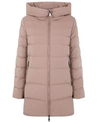 Seventy - Hooded Quilted Coat - Lyst